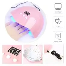 Loren –  Gel nagellack kit med UV/LED-Lampa  komplett manikyrset med primer & semi-permanent gellack